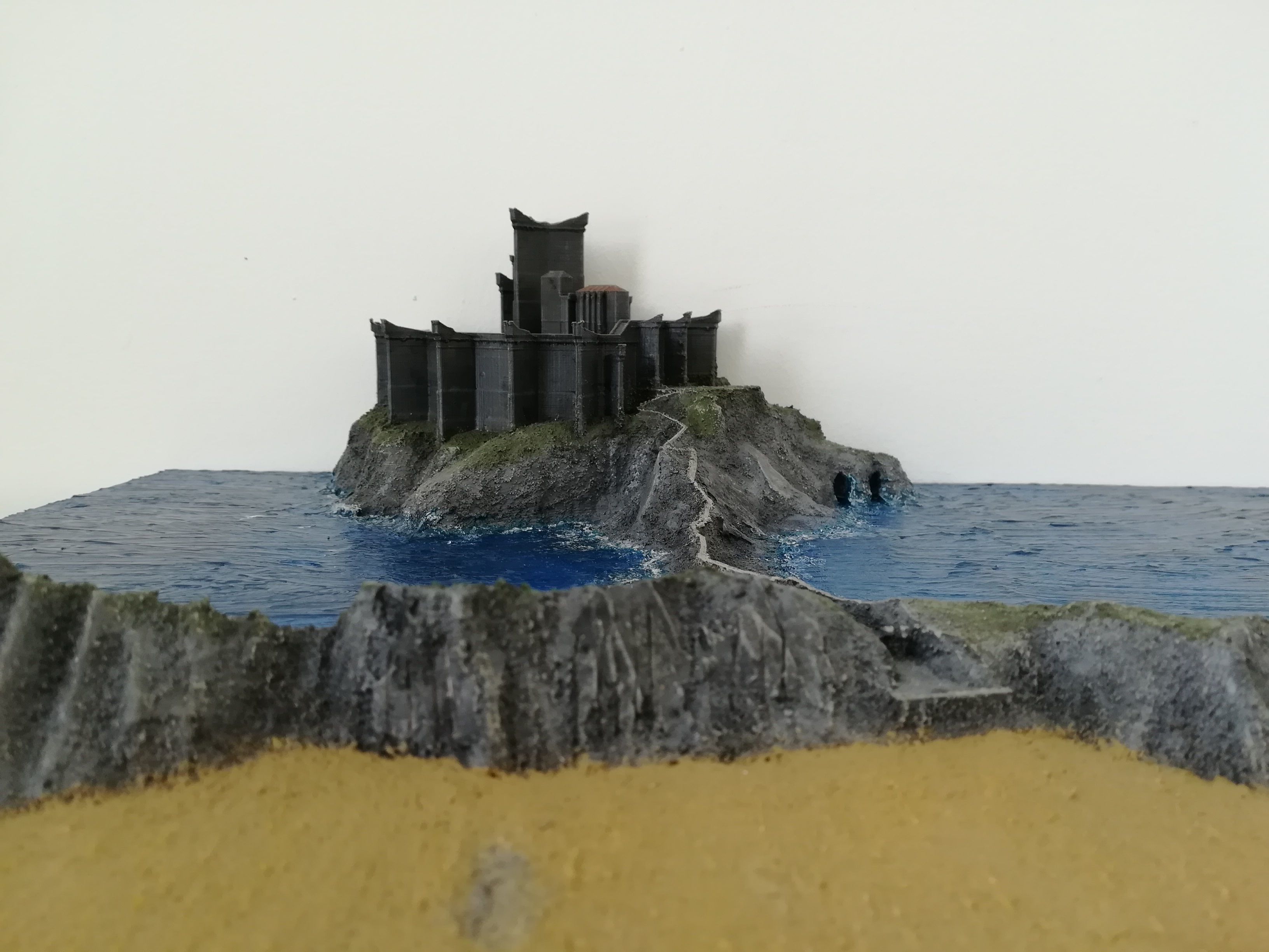 Dragonstone castle and island 3D print model_10
