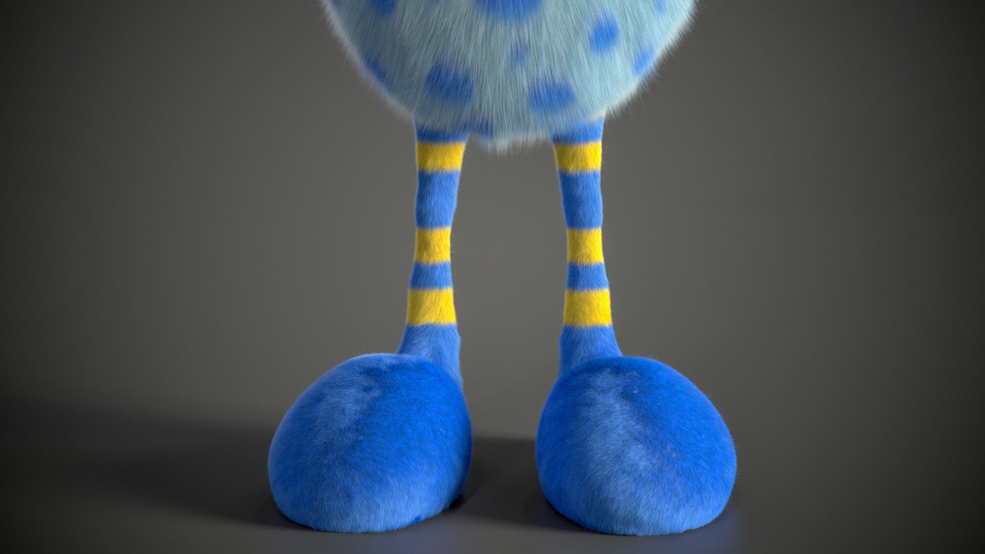 Xgen cartoon rat character project with all files redshift 3D model_30