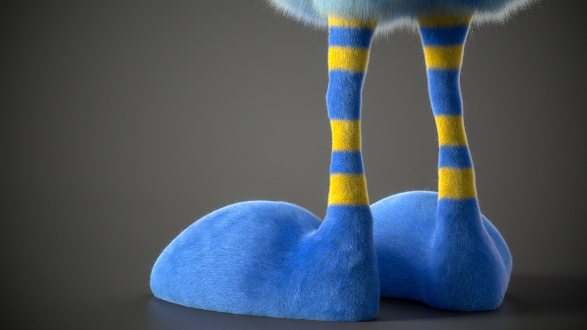 Xgen cartoon rat character project with all files redshift 3D model_31