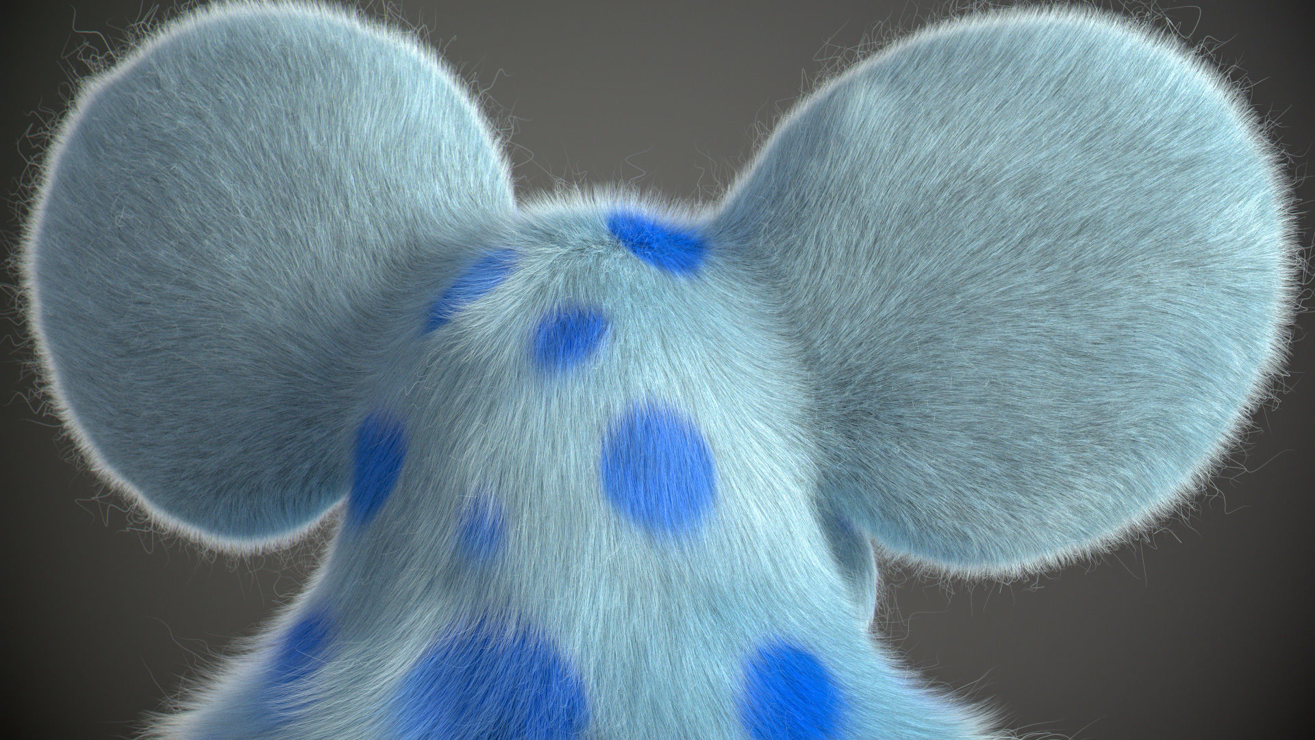 Xgen cartoon rat character project with all files redshift 3D model_46