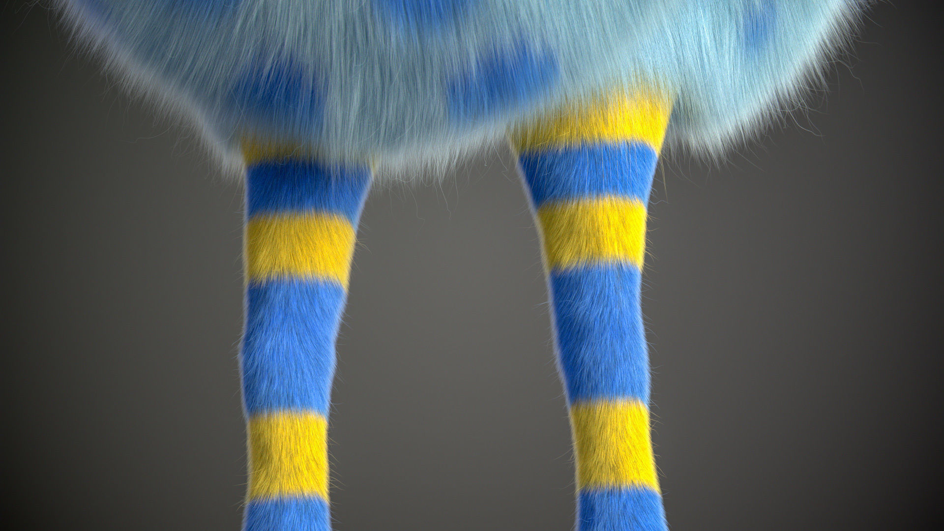 Xgen cartoon rat character project with all files redshift 3D model_32