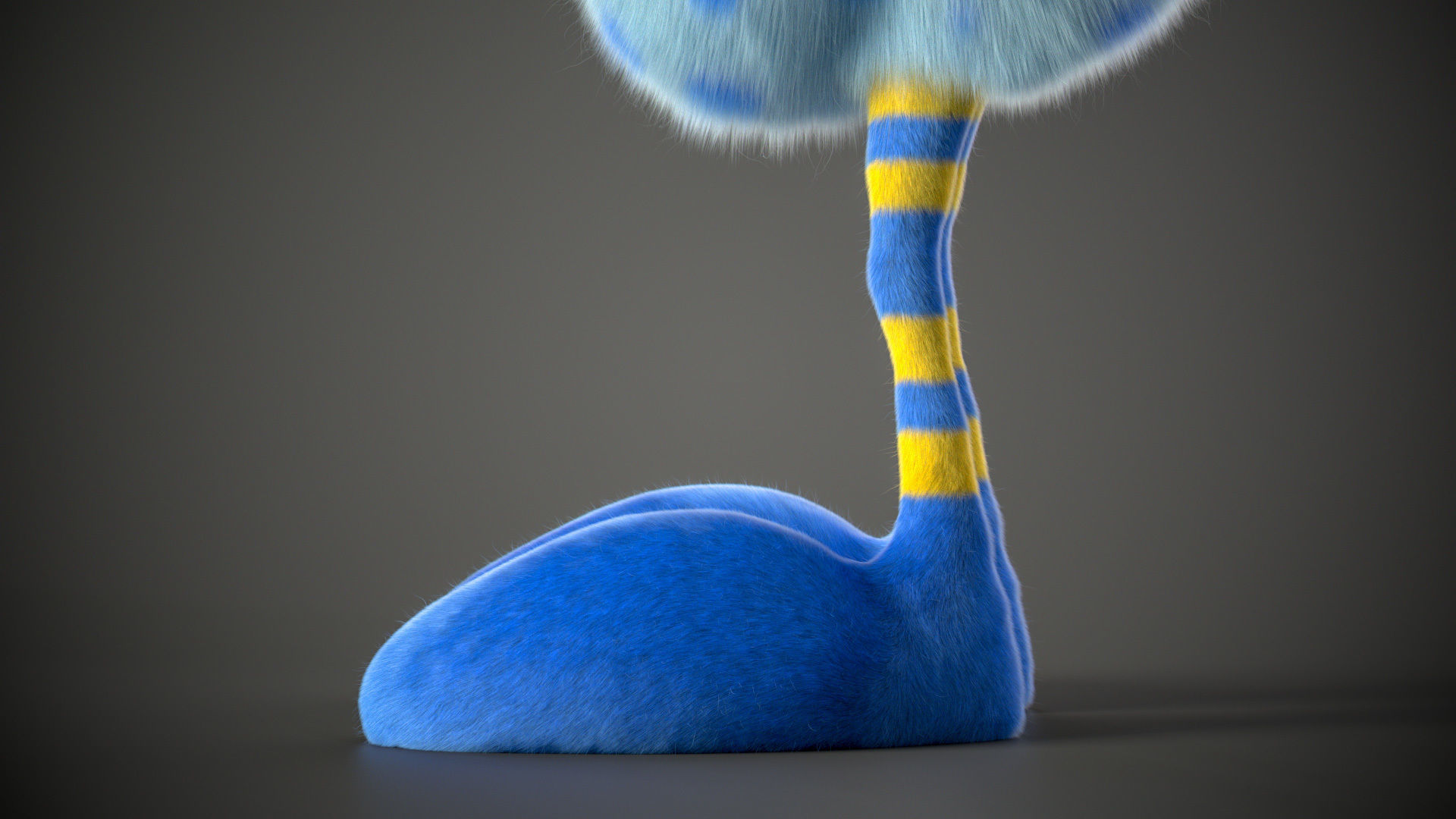 Xgen cartoon rat character project with all files redshift 3D model_29