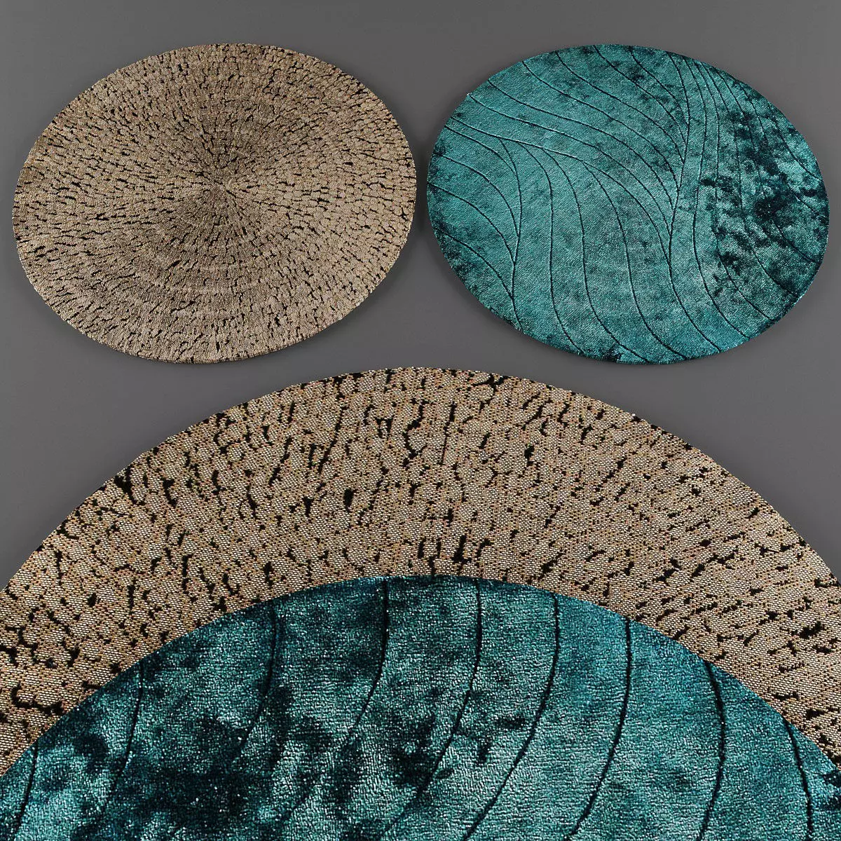 La Redoute rugs collection 05 Low-poly 3D model_0