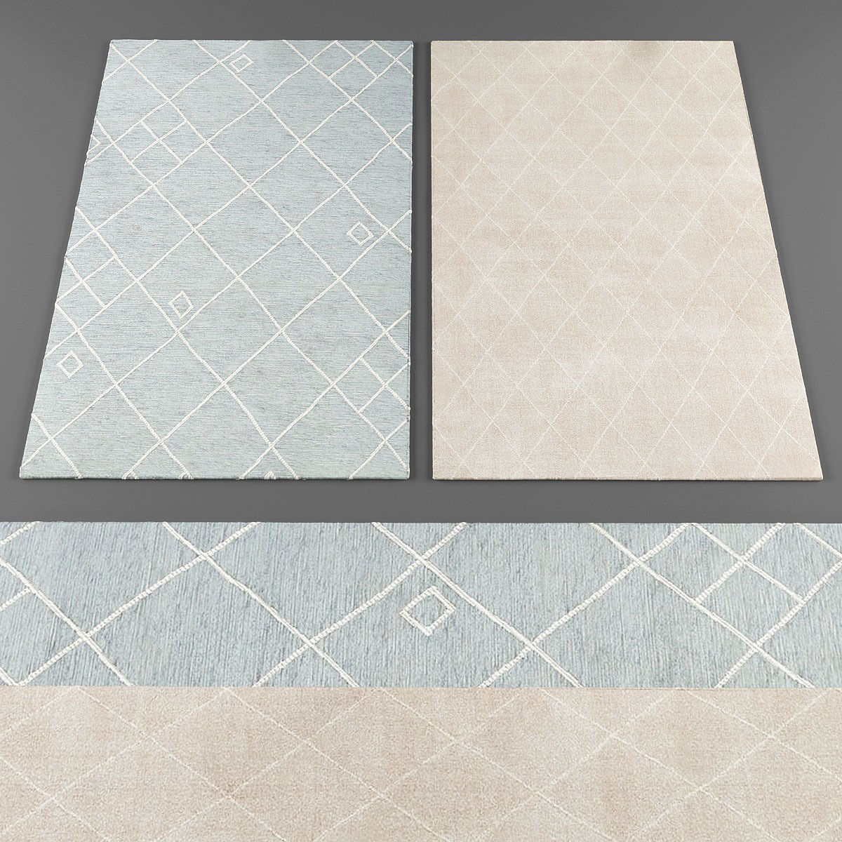 La Redoute rugs collection 07 Low-poly 3D model_2