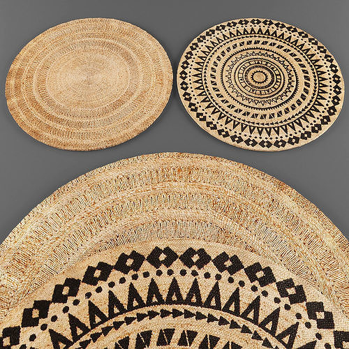 Froy rugs collection 013 Low-poly 3D model