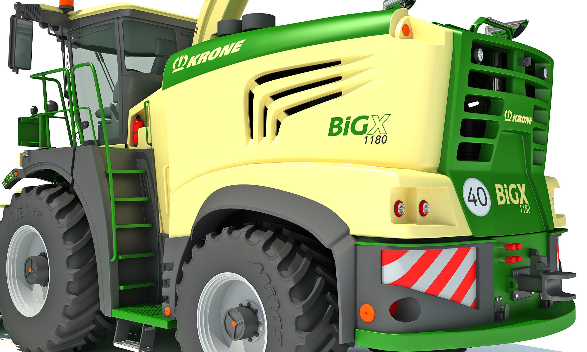 Krone Forage Harvester 3D model_12