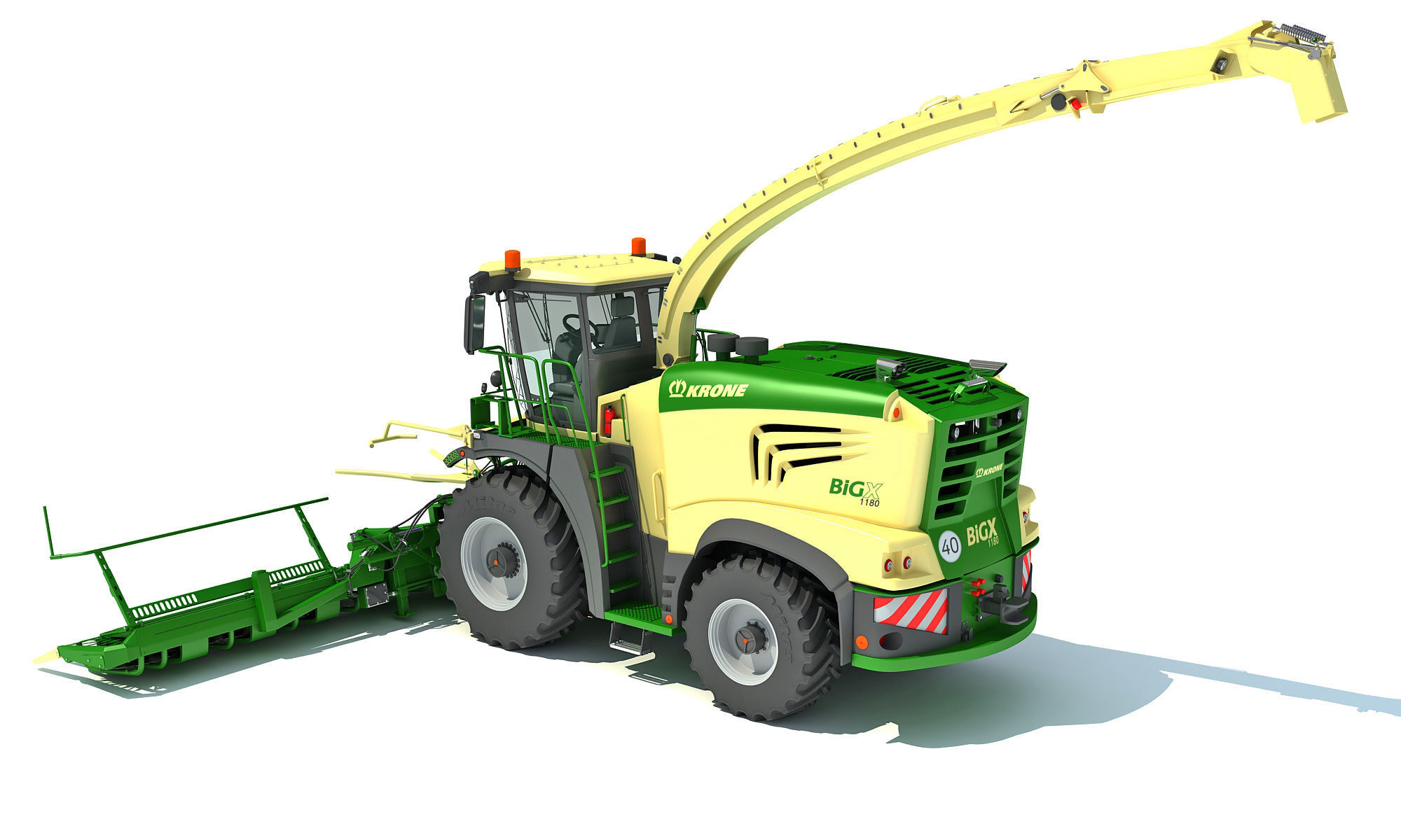 Krone Forage Harvester 3D model_2