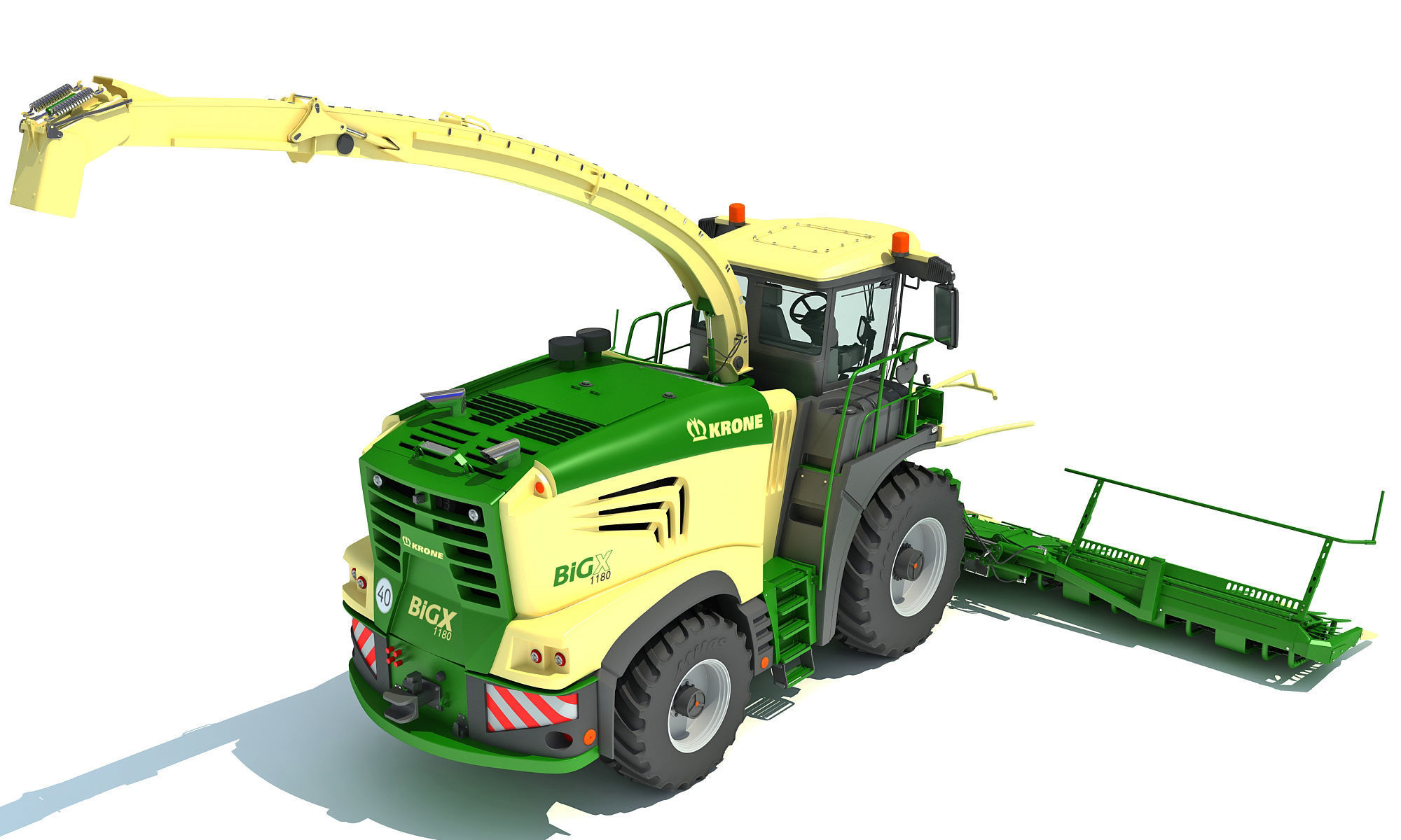 Krone Forage Harvester 3D model_4