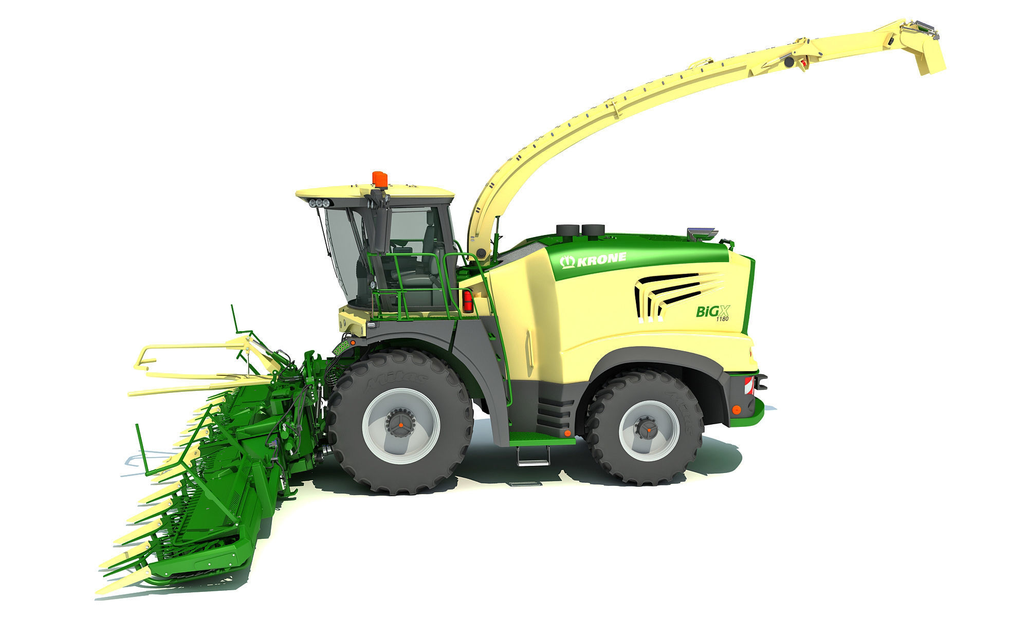 Krone Forage Harvester 3D model_1