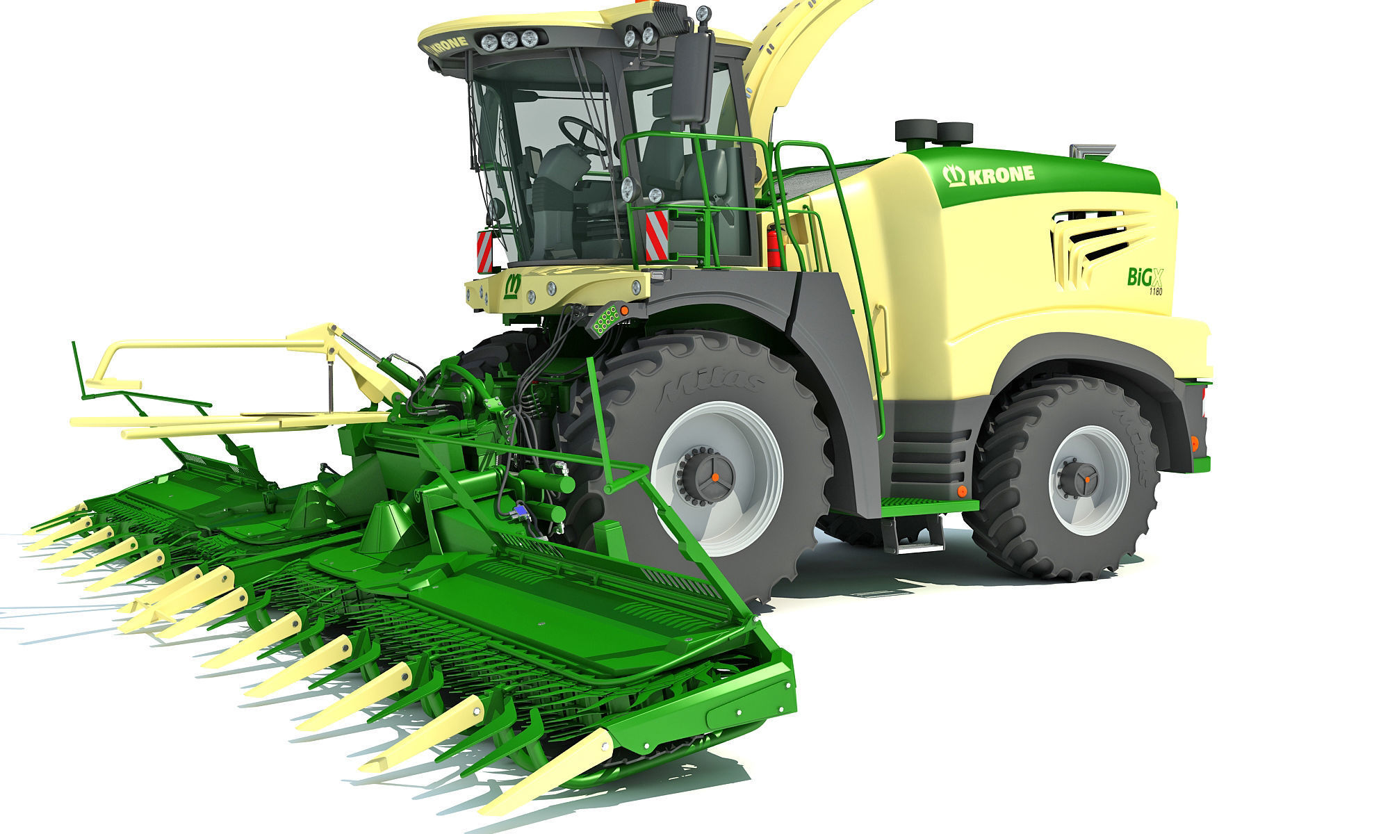 Krone Forage Harvester 3D model_10