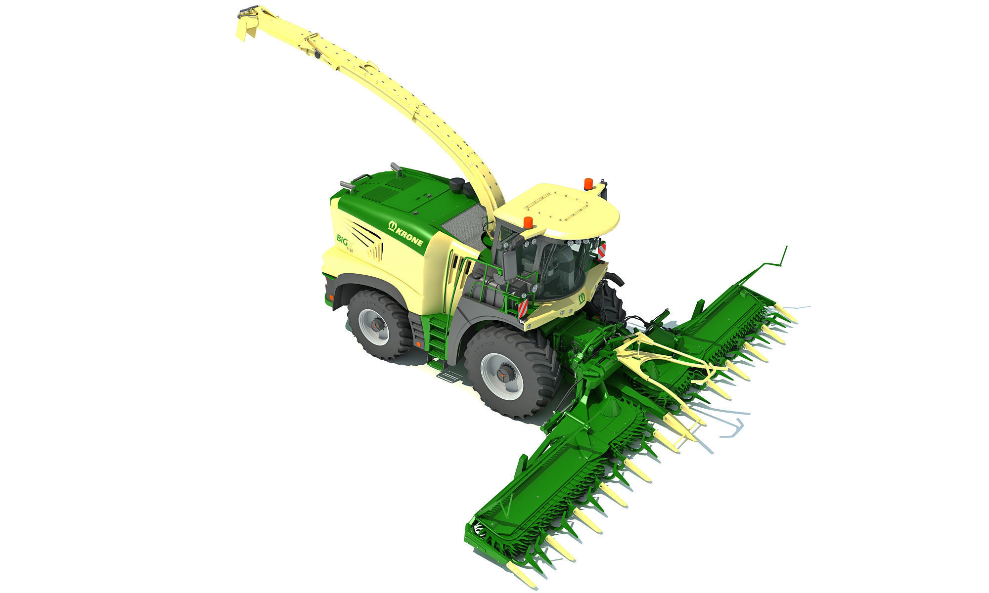 Krone Forage Harvester 3D model_7