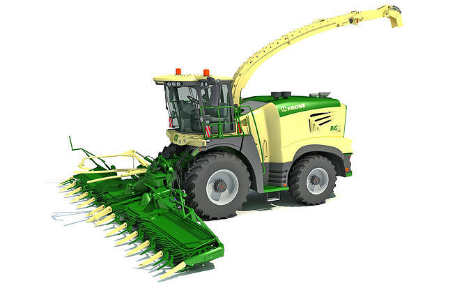 Krone Forage Harvester 3D model