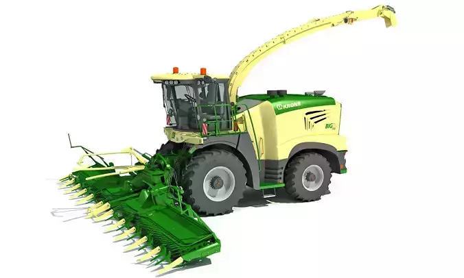 Krone Forage Harvester 3D model