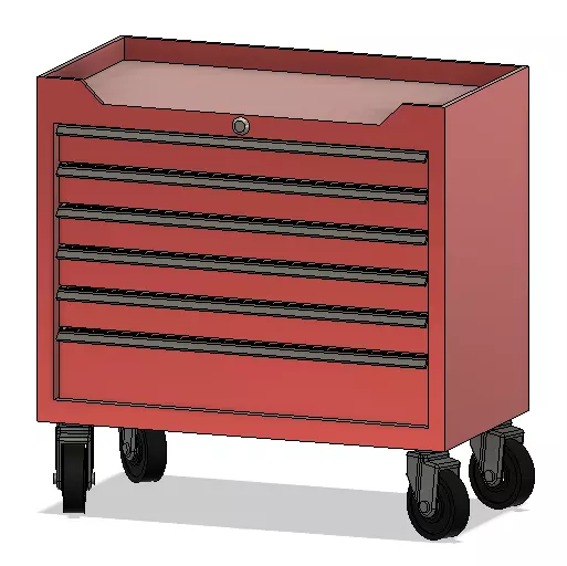 Garage tool box S 3D print model