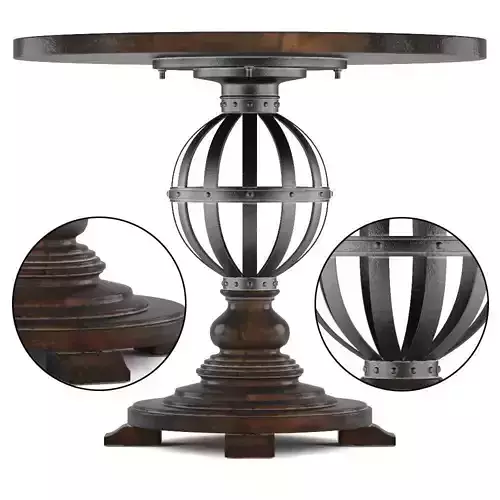European Farmhouse-Provencal Gardens Table 3D model