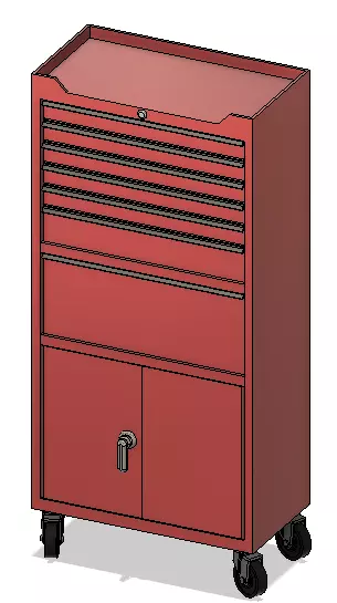 Garage tool box L 3D print model