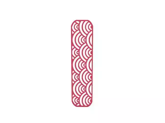 Bookmark styrofoam nail trimmer 3D print model