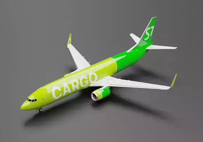 Boeing 737-800 S7 Airlines Cargo Livery  3D model