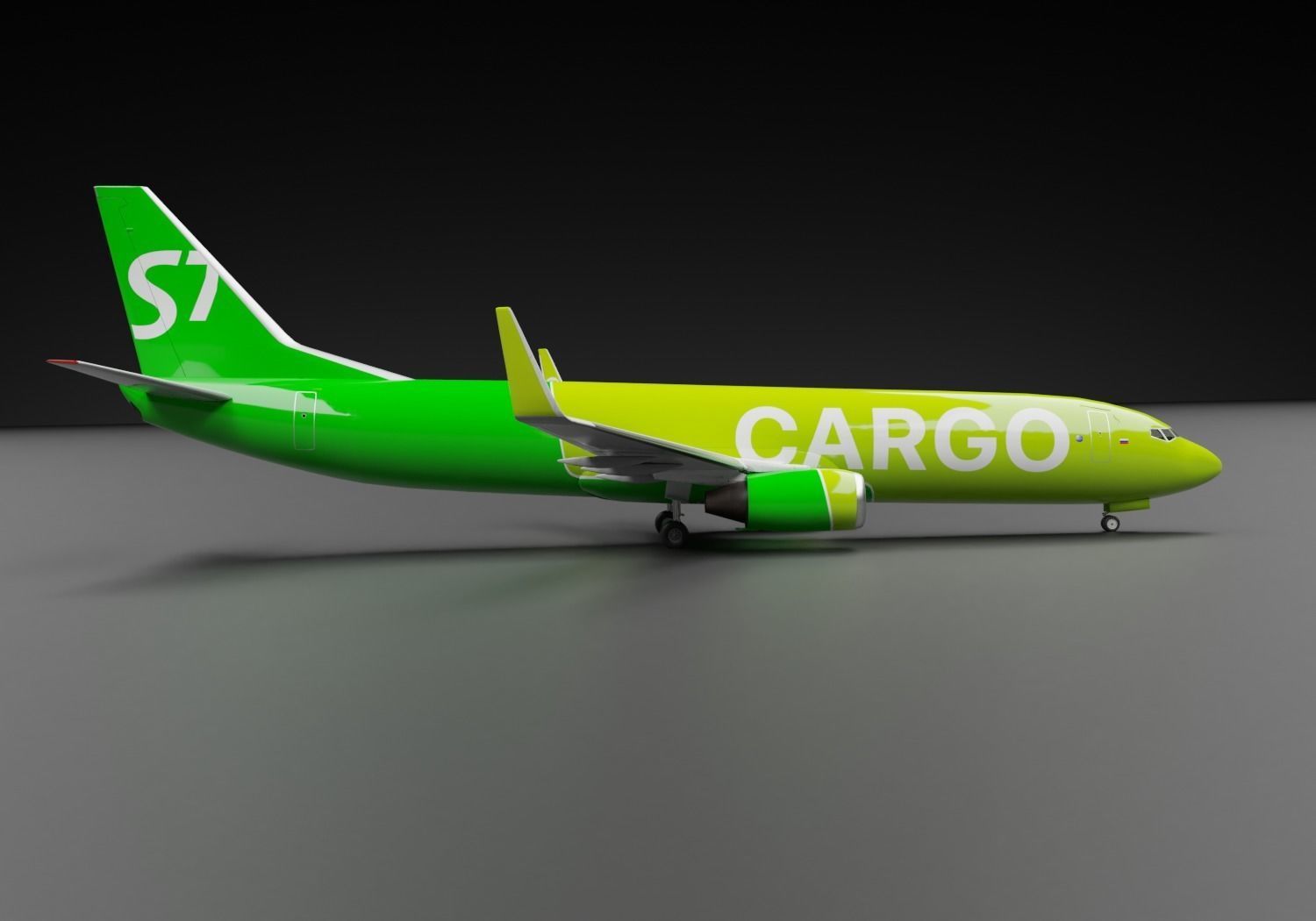 Boeing 737-800 S7 Airlines Cargo Livery  3D model_3