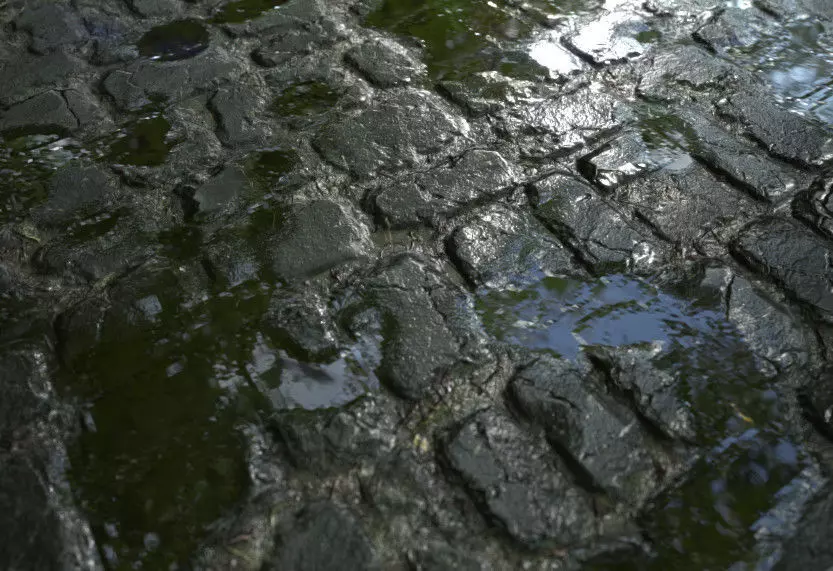 PBR Material Substance - Wood Planks and Cobblestone Texture
