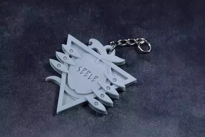 Evangelion - Seele Rebuild Keychain 3D print model