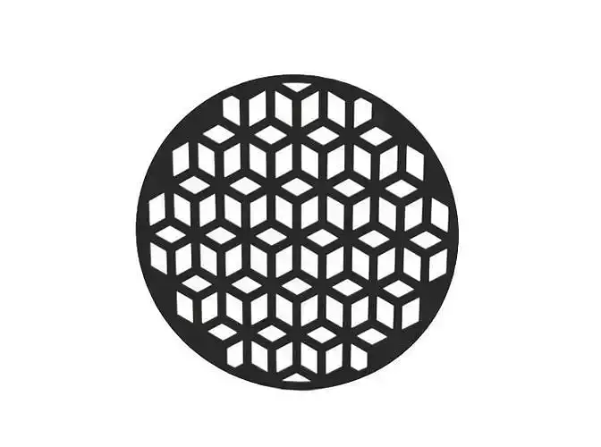 Coaster geometric pattern