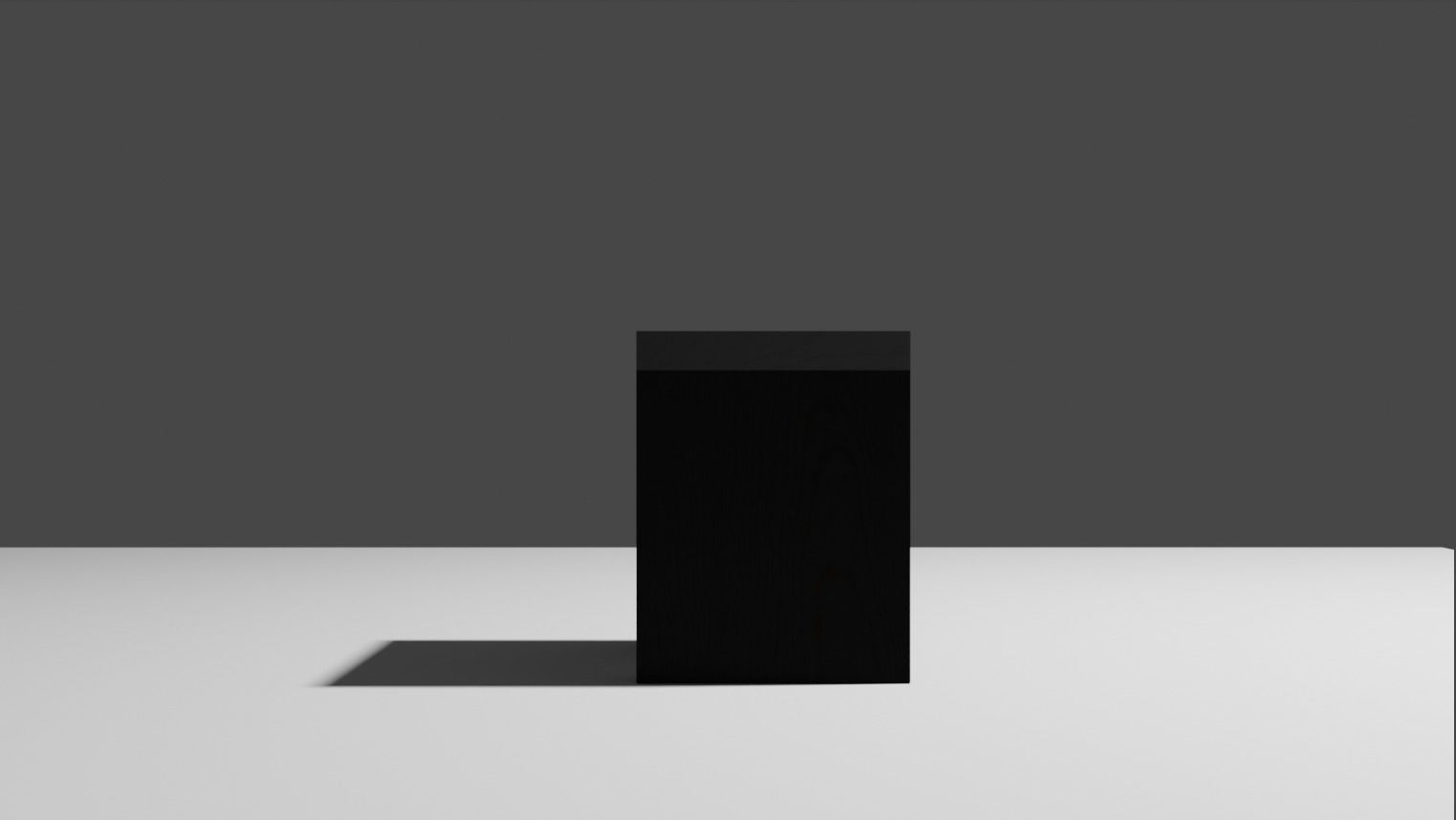 Stool Low-poly 3D model_11