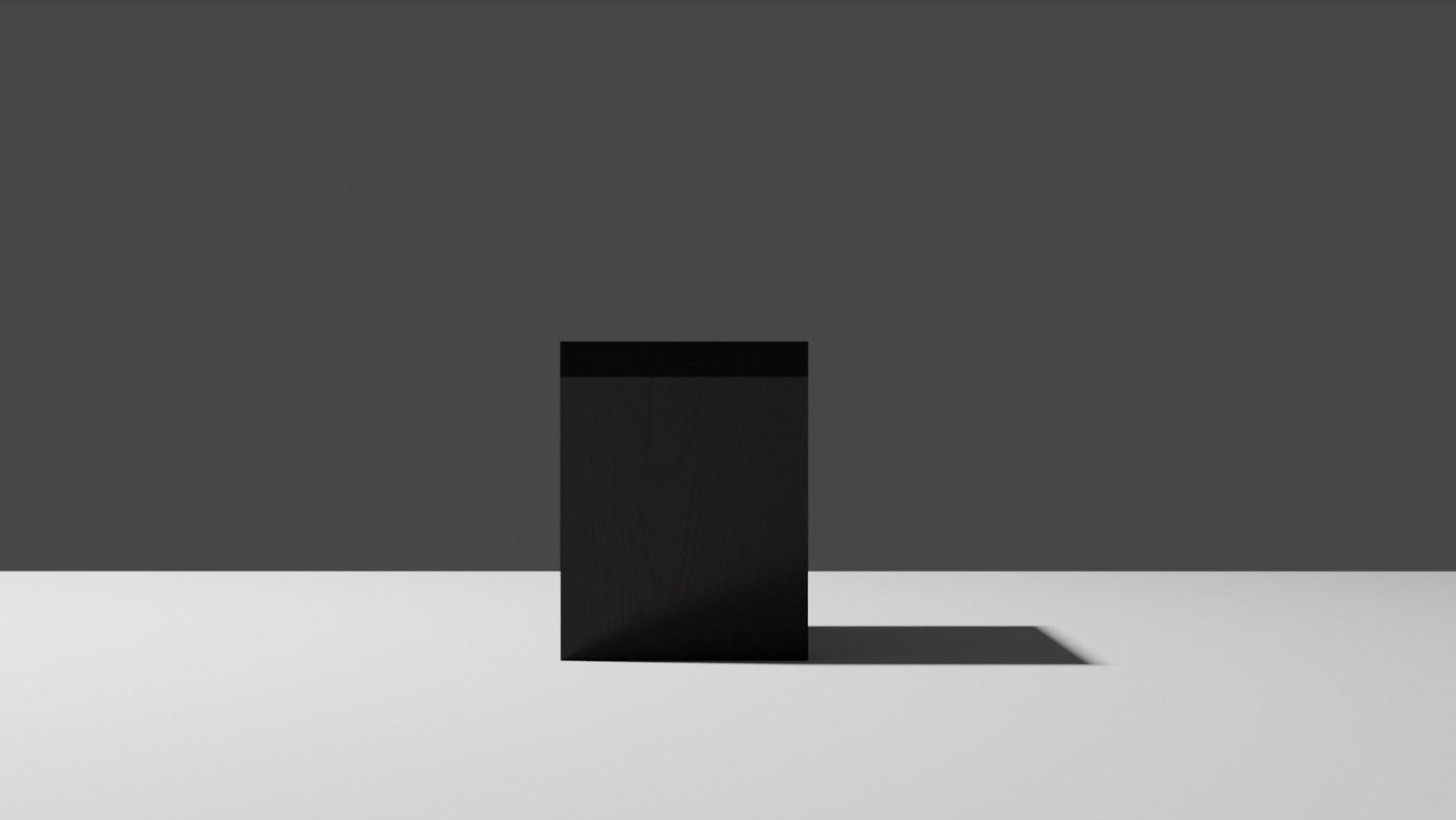 Stool Low-poly 3D model_9