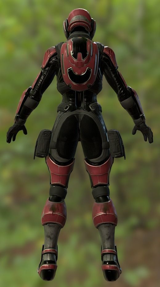Sci Fi Female Soldier - Starter Pack 3D model_2