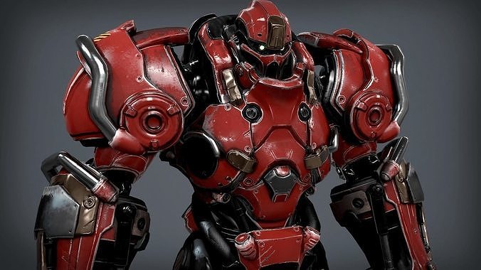 Sci Fi Power Suit - Starter Pack 3D model