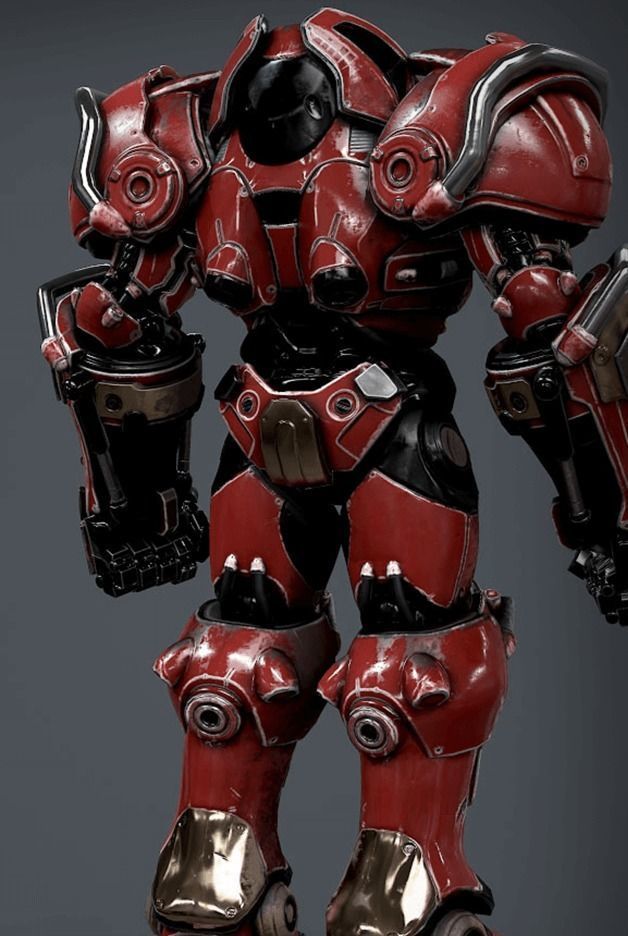 Sci Fi Power Suit - Starter Pack 3D model_3