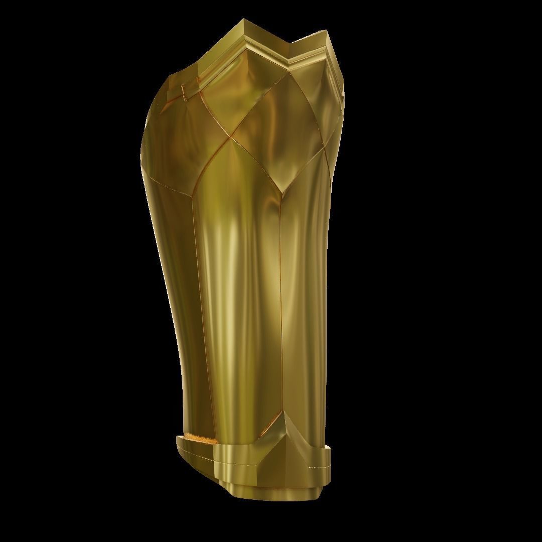 Wonder Woman Golden Eagle Armor Bracelets for Cosplay 3D print model_4