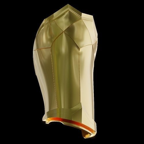Wonder Woman Golden Eagle Armor Bracelets for Cosplay 3D print model