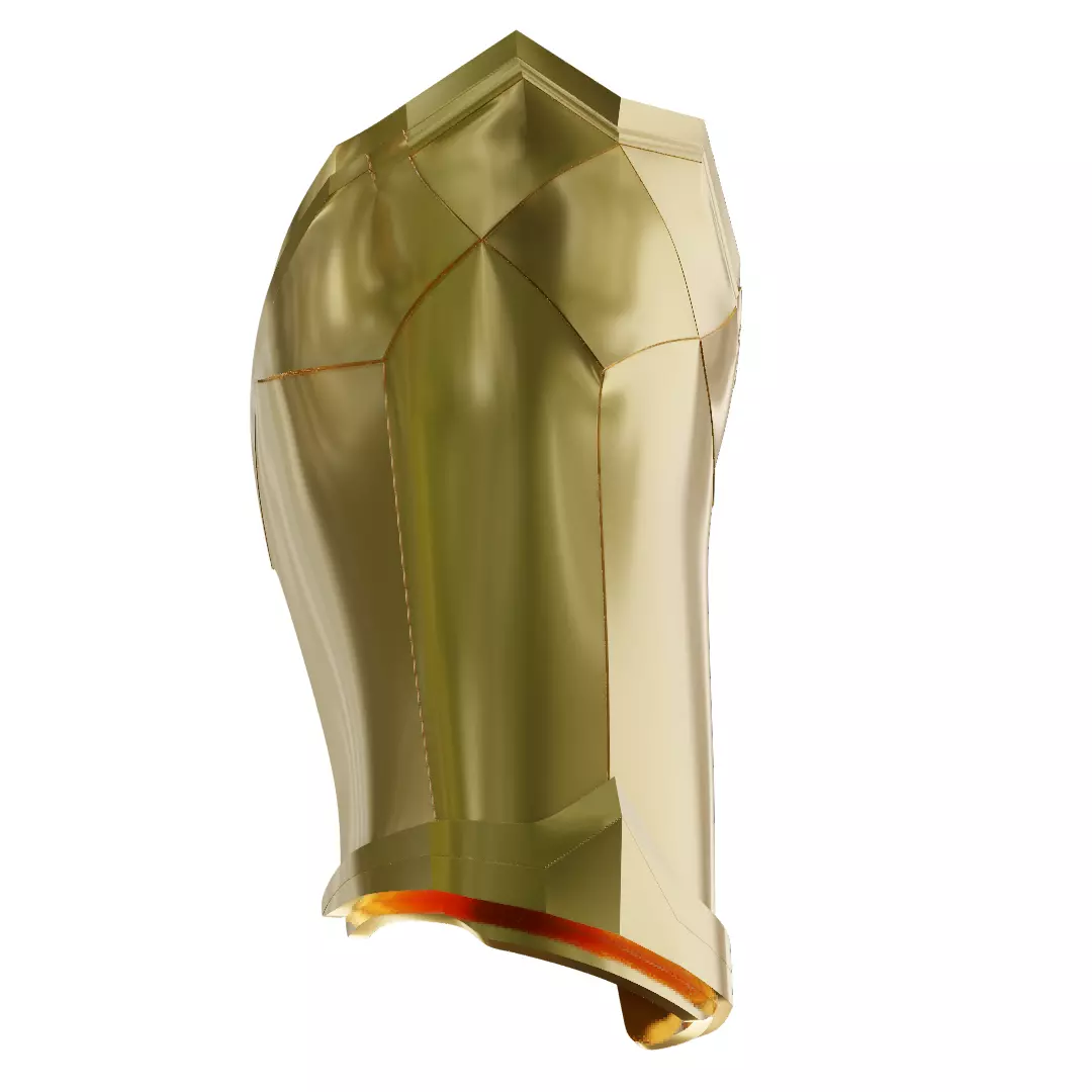 Wonder Woman Golden Eagle Armor Bracelets for Cosplay 3D print model_0