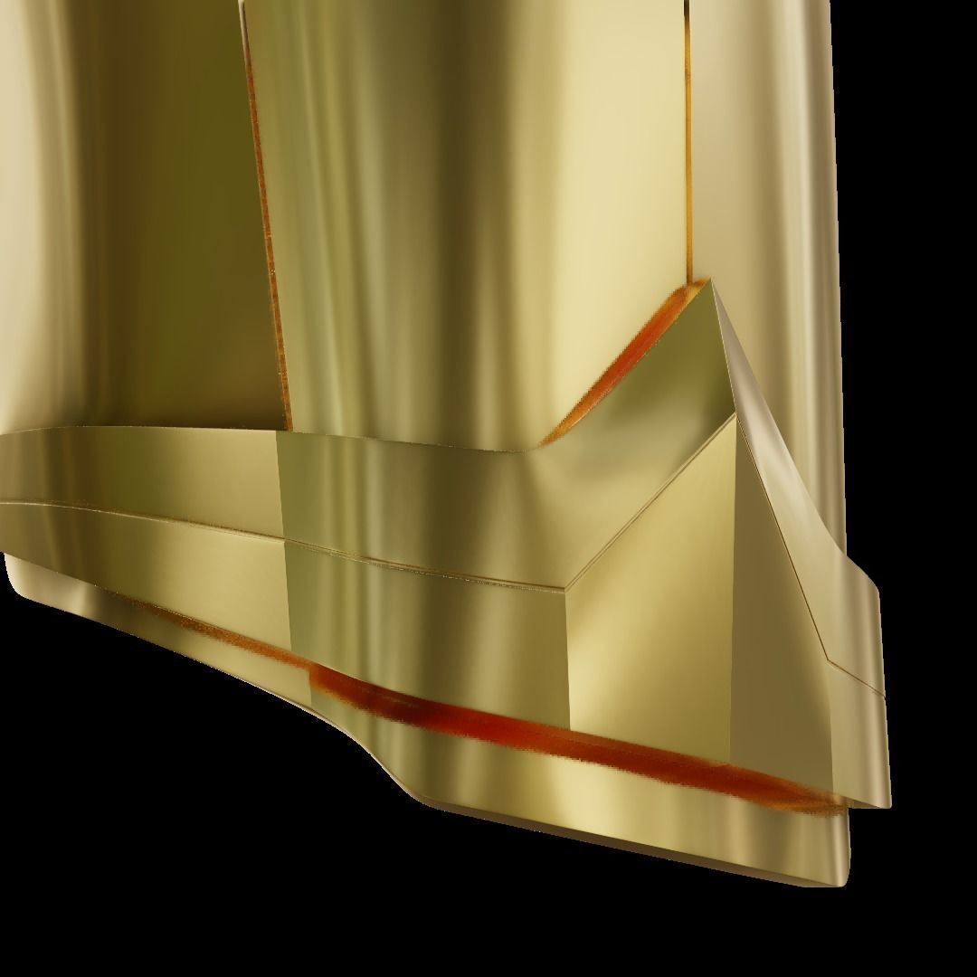 Wonder Woman Golden Eagle Armor Bracelets for Cosplay 3D print model_3