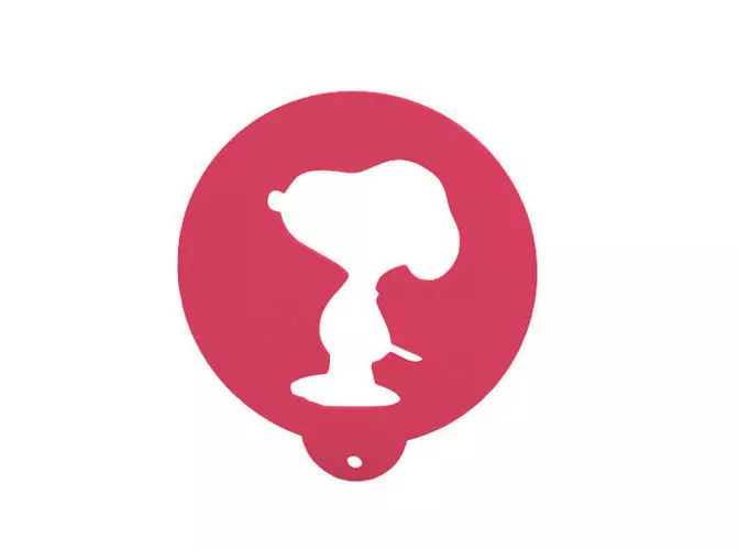 Coffee stencil 3D print model_0