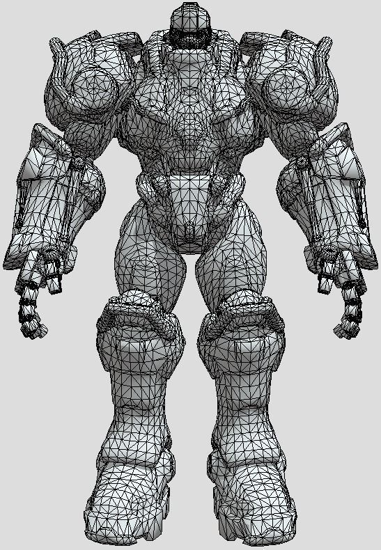 Sci Fi Power Suit - Professional Pack 3D model_5