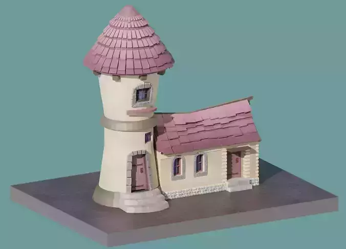 Cartoon Fantasy House