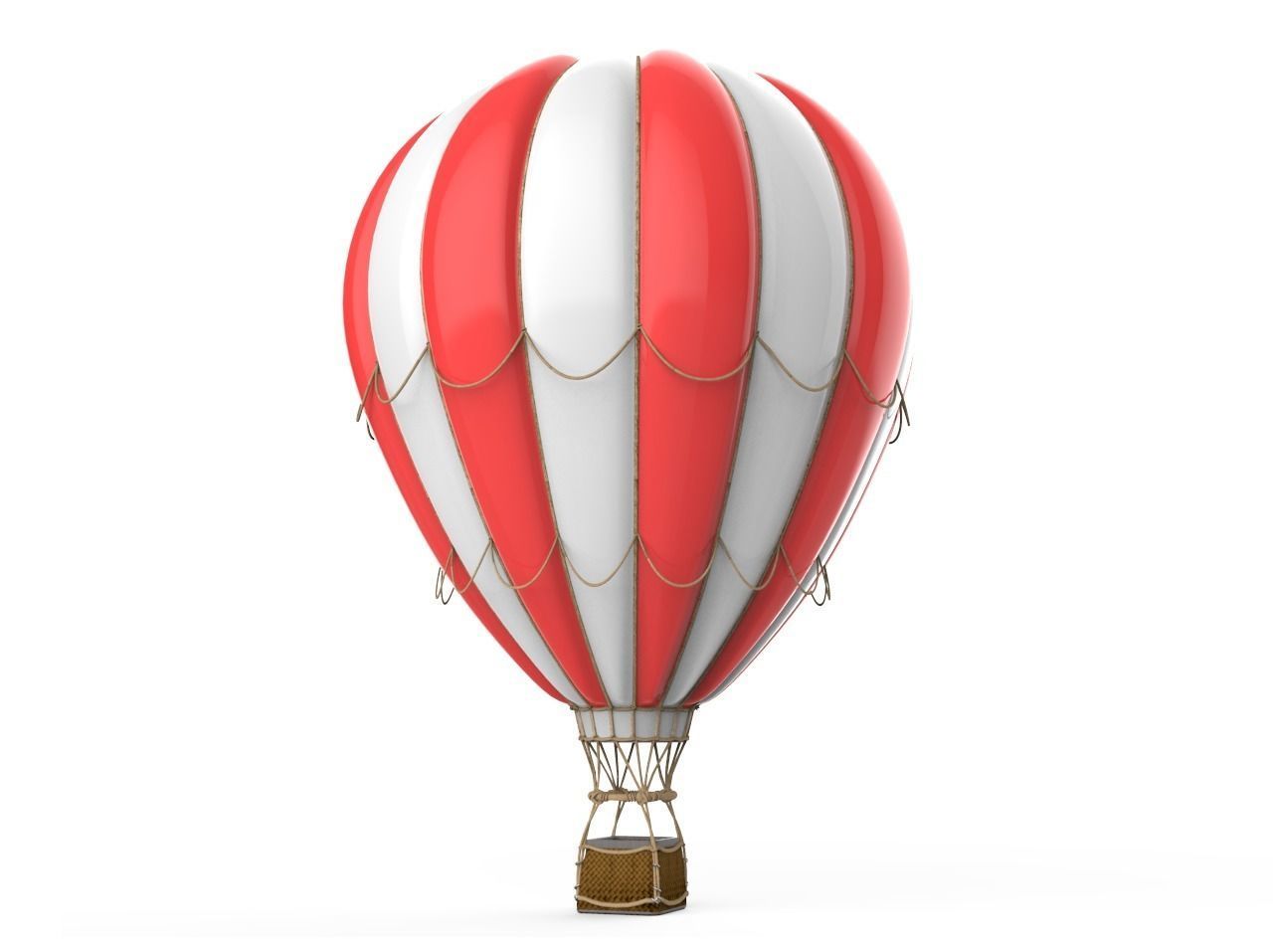 Hot Air Balloon 3D model_6