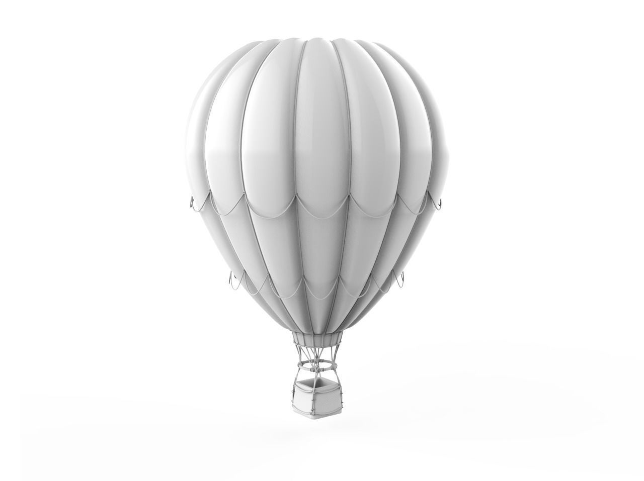 Hot Air Balloon 3D model_13