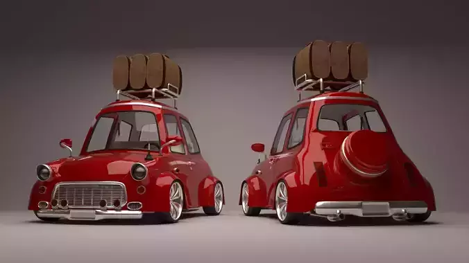 Cartoon Car FIAT