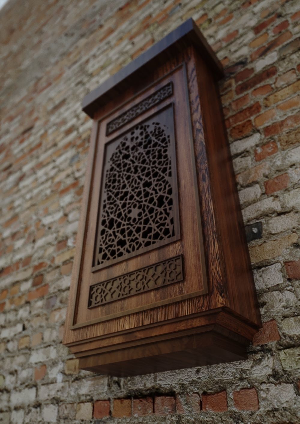 Arabic Window Mashrabiya 05 - Cairo - Egypt 3D model_3