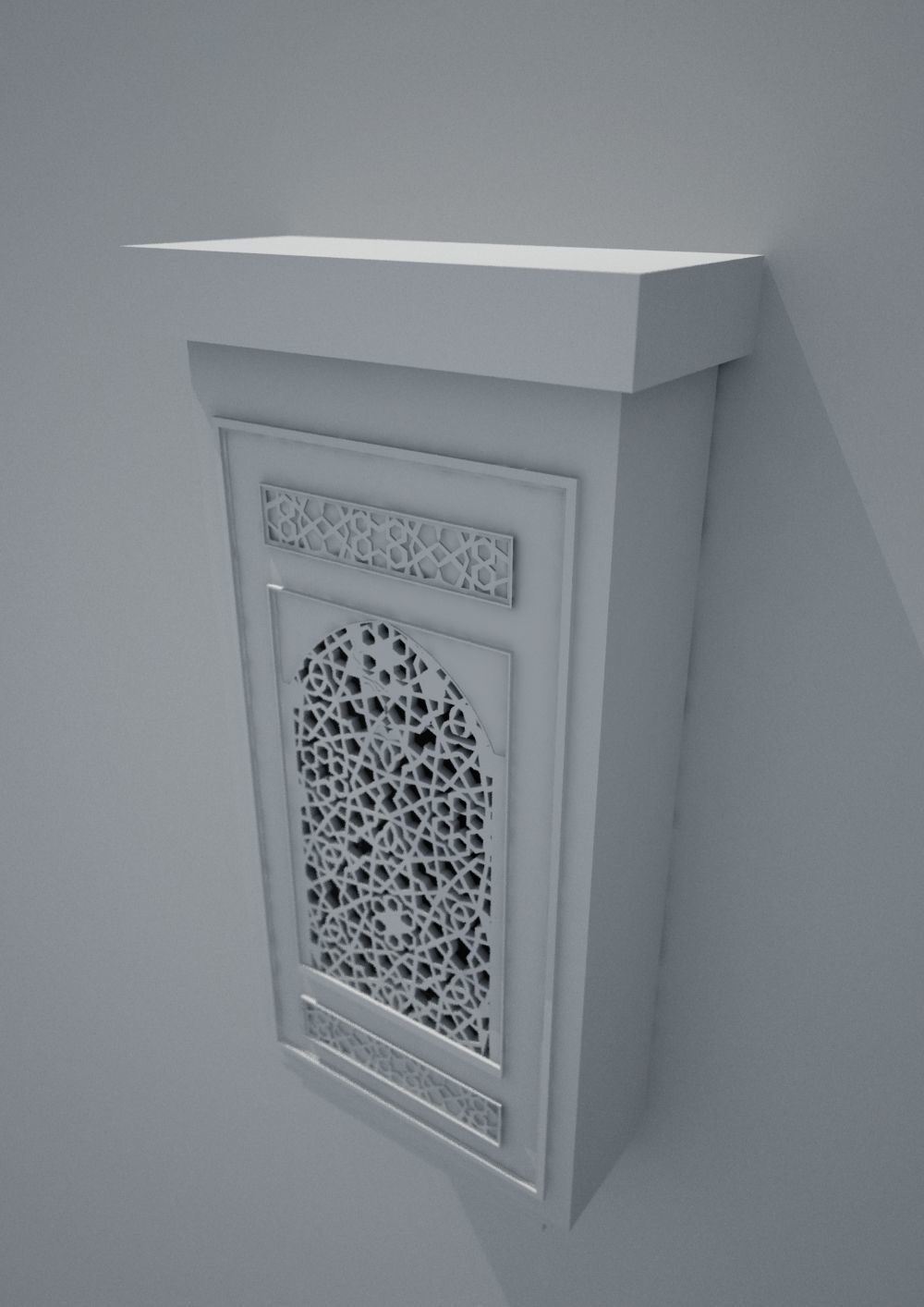 Arabic Window Mashrabiya 05 - Cairo - Egypt 3D model_10