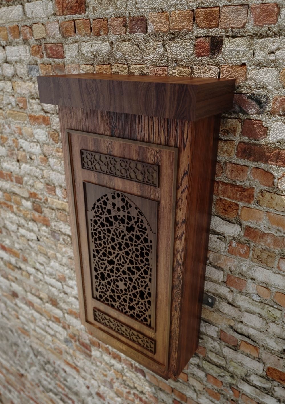 Arabic Window Mashrabiya 05 - Cairo - Egypt 3D model_9