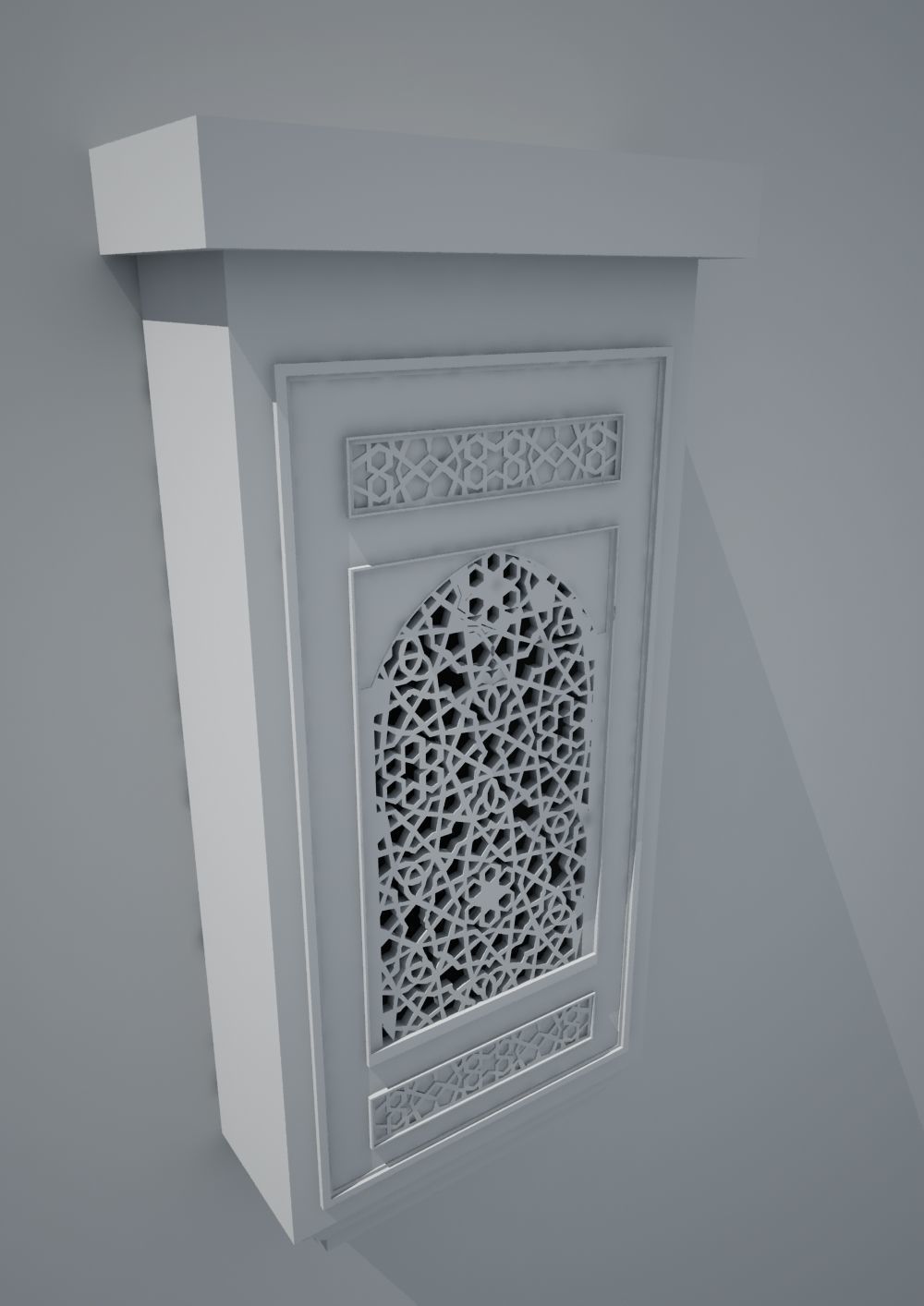 Arabic Window Mashrabiya 05 - Cairo - Egypt 3D model_8