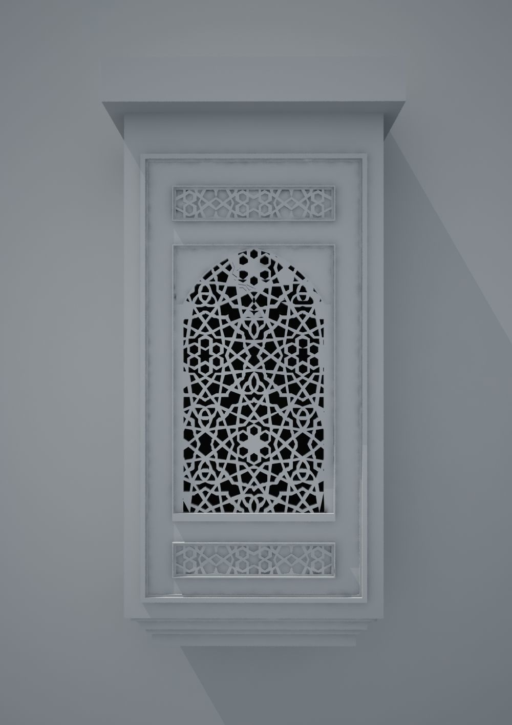 Arabic Window Mashrabiya 05 - Cairo - Egypt 3D model_6