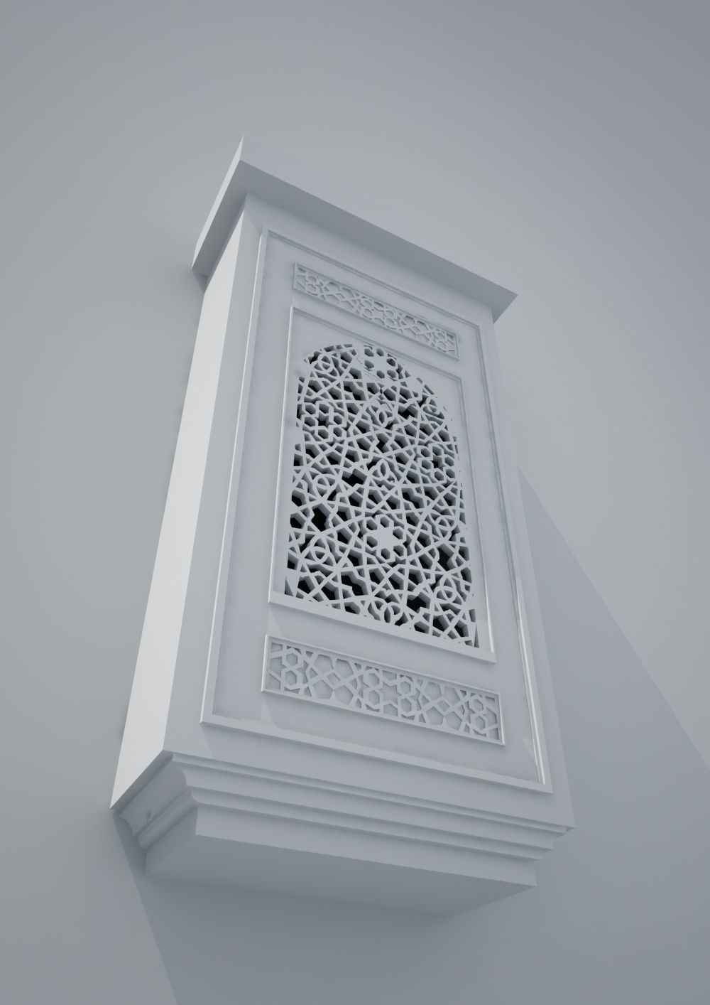 Arabic Window Mashrabiya 05 - Cairo - Egypt 3D model_2