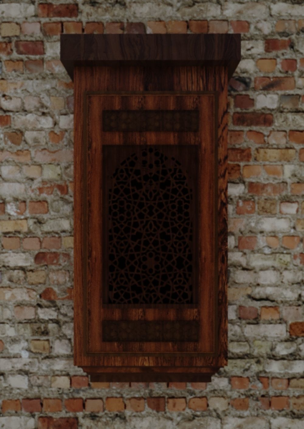 Arabic Window Mashrabiya 05 - Cairo - Egypt 3D model_5