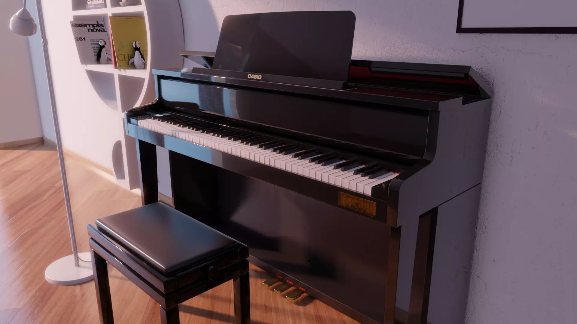 Casio Celviano GP500 3D model