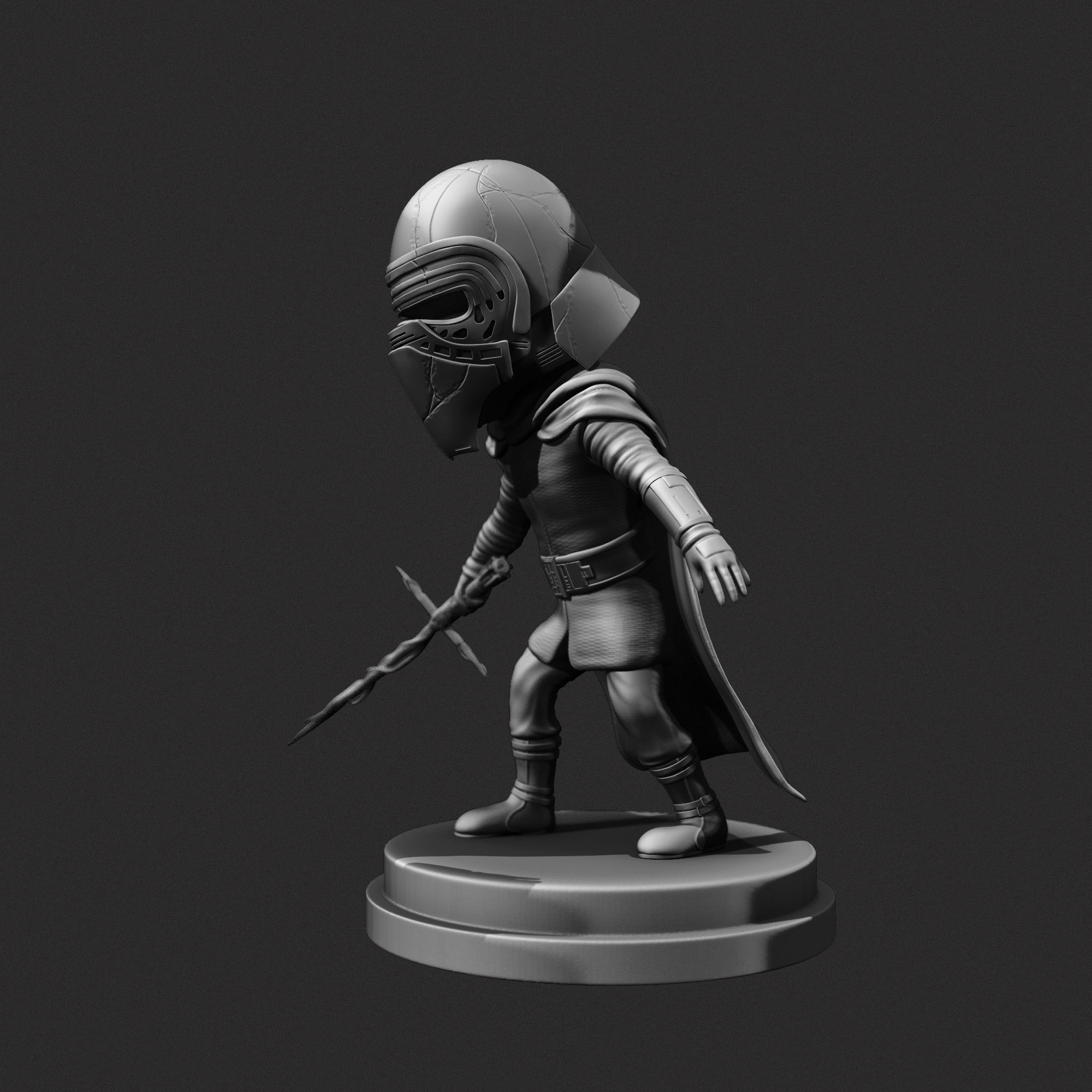 Kylo Ren 3D print model_7